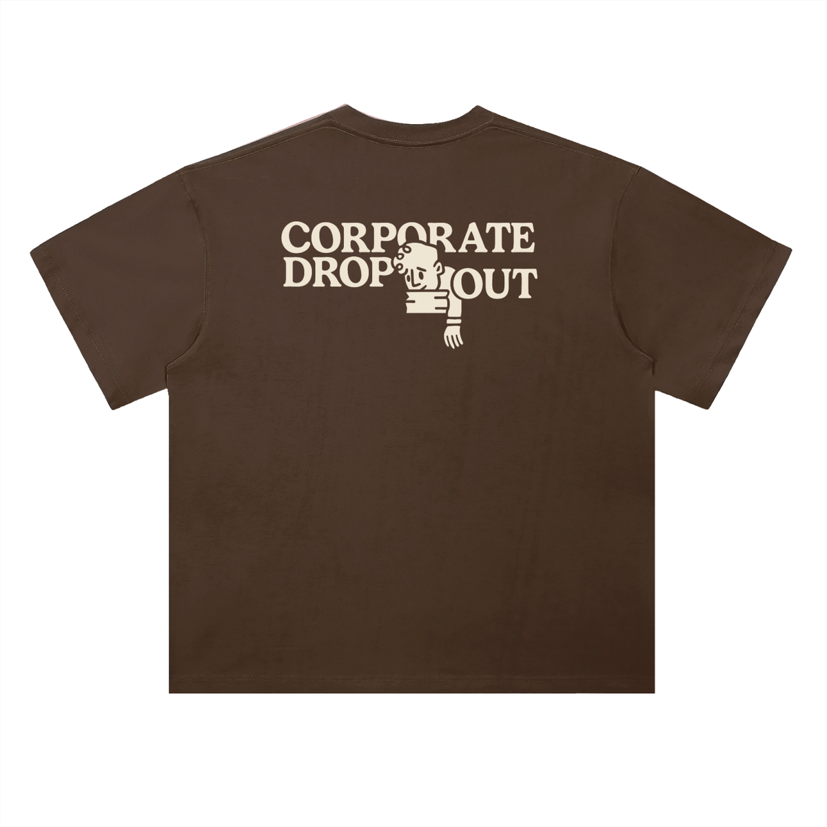 Heavyweight Drop Shoulder Cotton T-Shirt