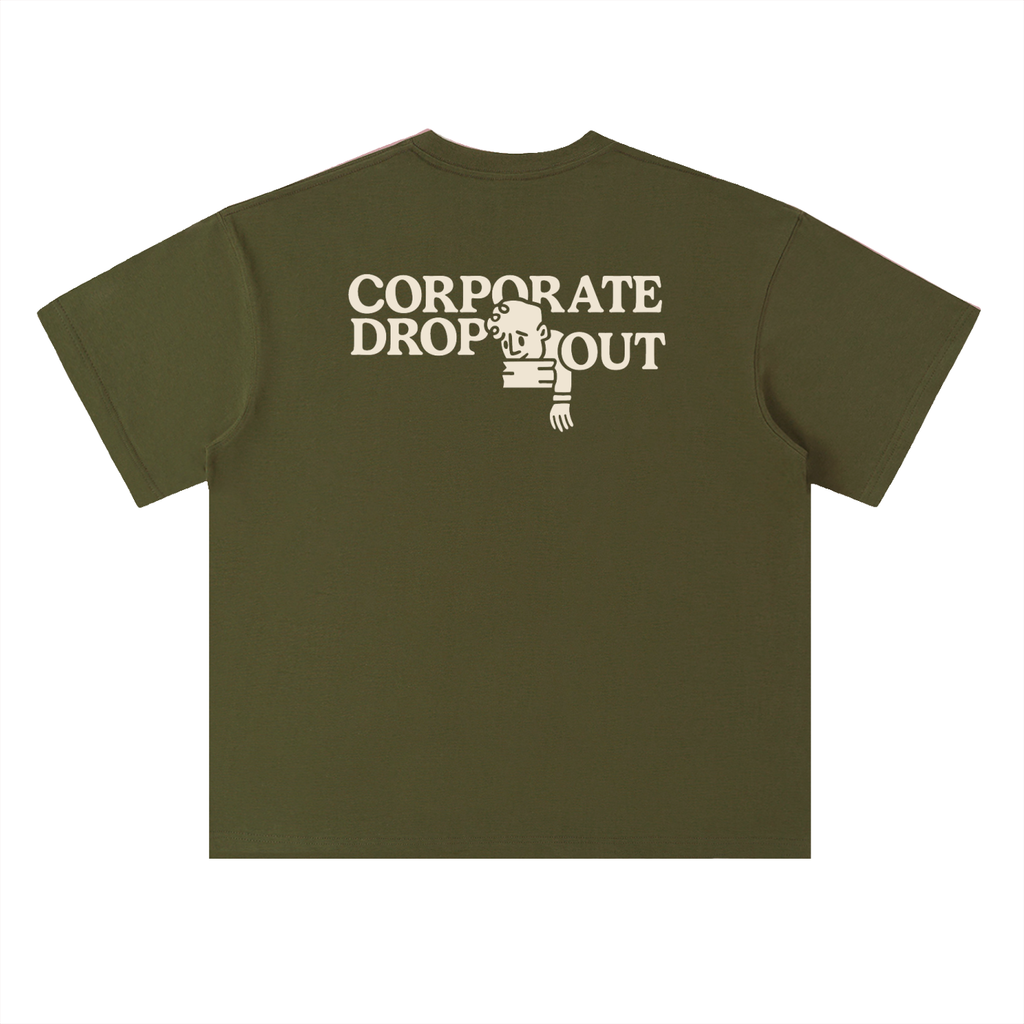 Heavyweight Drop Shoulder Cotton T-Shirt