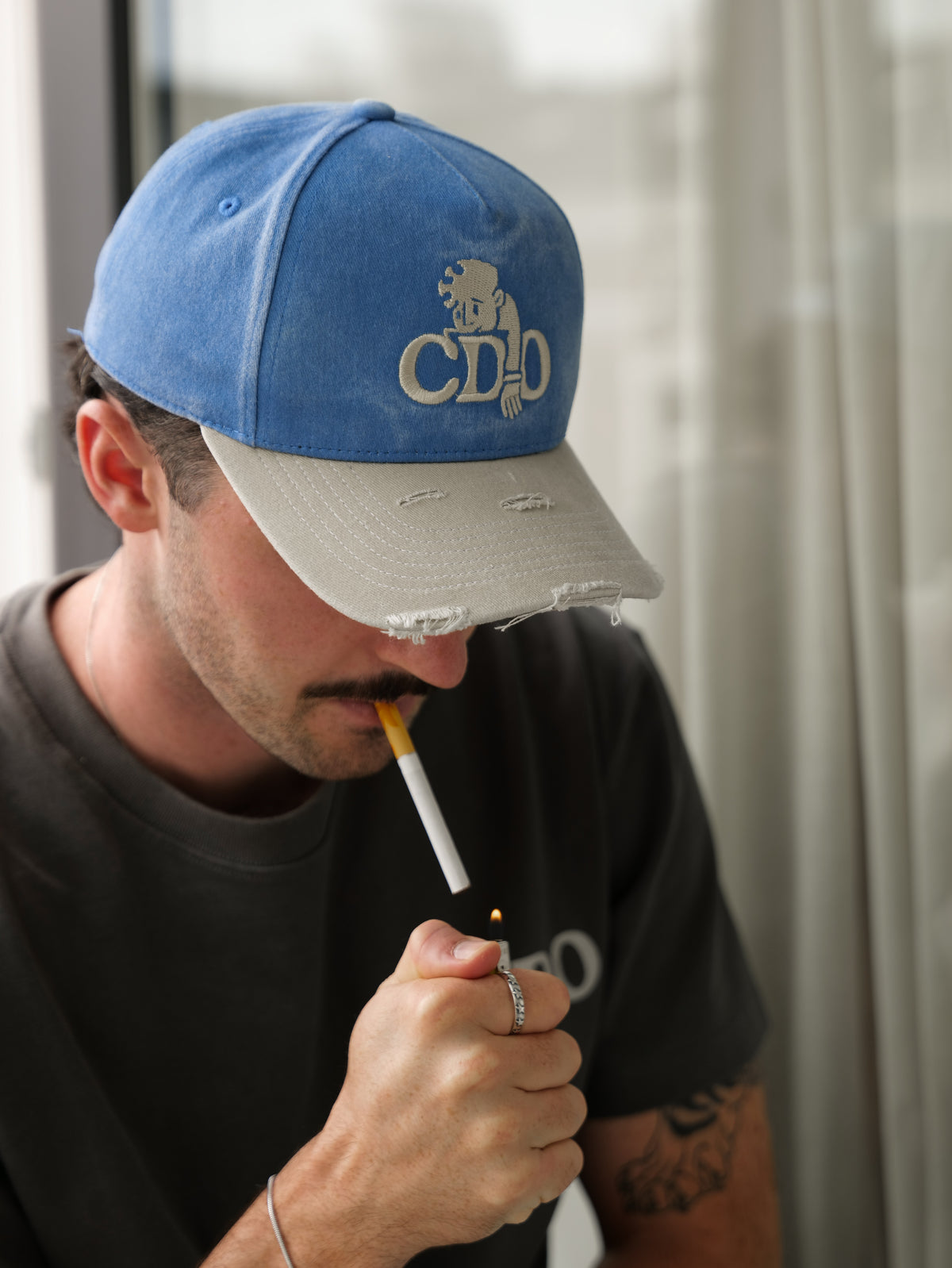 CDO Washed Cotton 5 Panel Cap