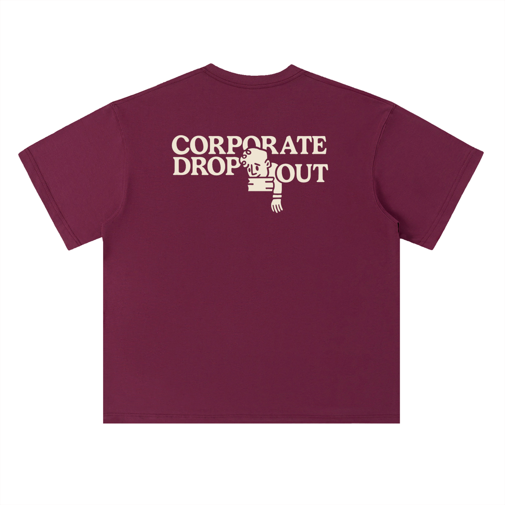 Heavyweight Drop Shoulder Cotton T-Shirt