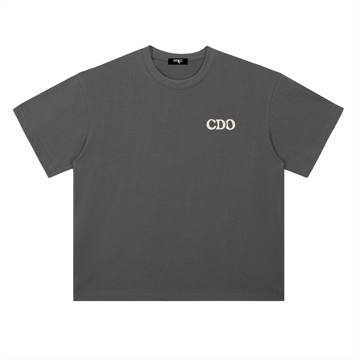 Heavyweight Drop Shoulder Cotton T-Shirt