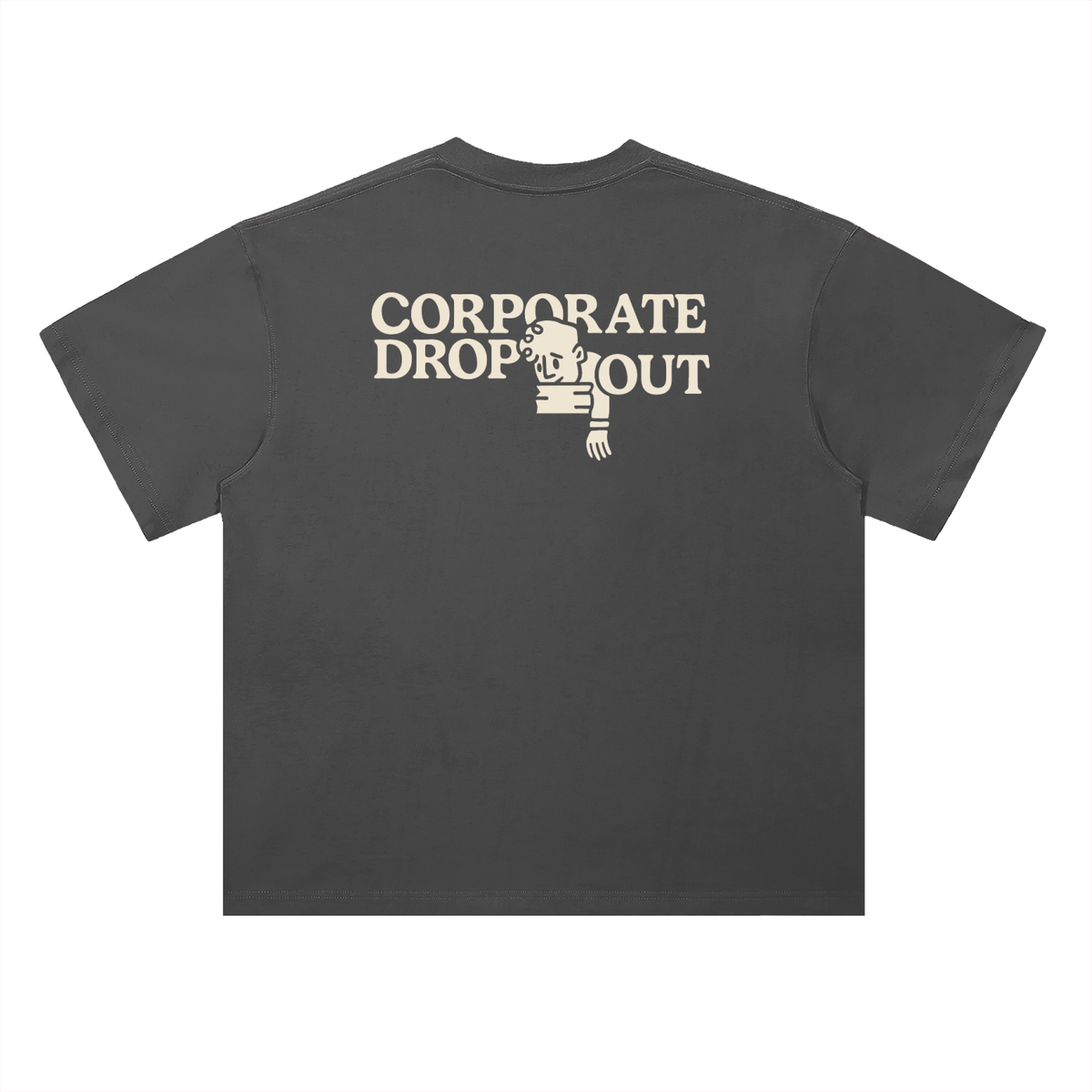 Heavyweight Drop Shoulder Cotton T-Shirt
